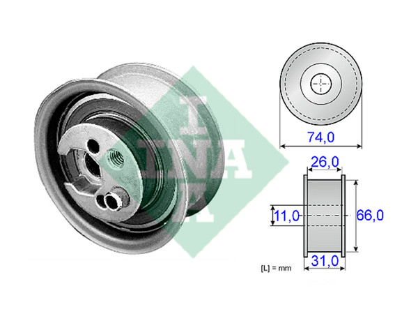 Imagen de Tensor Correa Distr Volks Passat 01-05