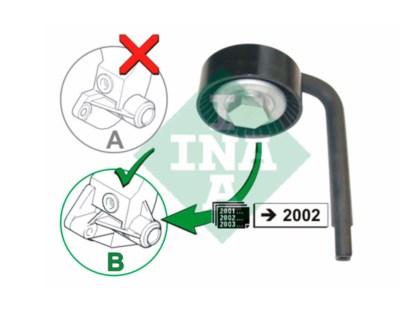 Imagen de Tensor Guia De Correa BMW 330Xd (E46)/530D (E39)/X5 D (E53)  Land Rover Freelander 99-25