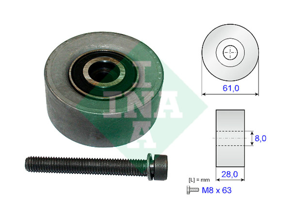 Imagen de Tensor Guia Correa Dist. Chevrolet Sonic Lt Ltz/Tracker Ii Nafta/Cruze I Lt Ltz 08-25