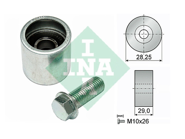 Imagen de Tensor Guia Correa Distribucion  Audi A3/A4  Jac T6 Pick Up (Hfc1037Dkf)  Volkswagen Bora/Golf/Vento/Passat  94-25