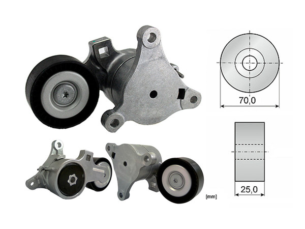 Imagen de Tensor De La Correa Citroen C4/C4 Picasso Grand Picasso/C5  Peug 307/407/308 Sw/408 05-25