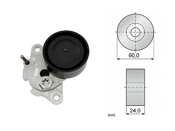 Imagen de Tensor De La Correa Audi Q3/A3/A6/A4/Q7/Q5  Volks Tiguan Allspace/Golf 07-25