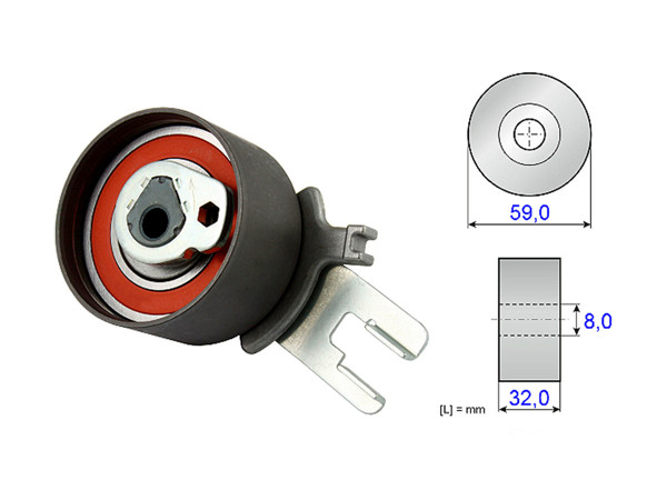 Imagen de Tensor Correa Distr Volvo V.70/S60 00-10
