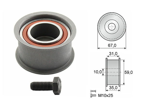 Imagen de Tensor Guia Correa Dist. Audi A6/A4 94-01