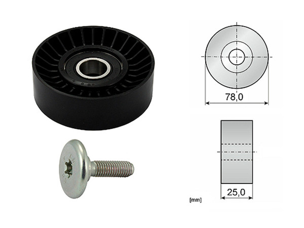 Imagen de Tensor Guia Correa Citroen Xsara Picasso/Xsara/C5  Peug 206/307/Expert/406 95-25