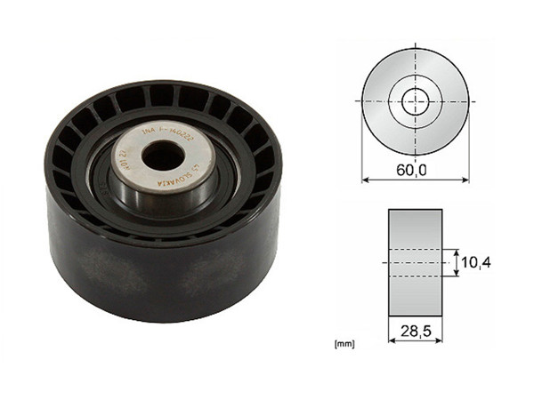 Imagen de Tensor Guia Correa Dist. Ford Escort/Contour/Mondeo 93-14