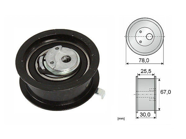 Imagen de Tensor Correa Distr Audi A4  Seat Cordoba/Toledo Diesel/Inca Diesel  Volks Golf/Caddy Ii/Gol Iv/Gol Iii/Polo/Saveiro/Passat/Suran/Parati 93-25