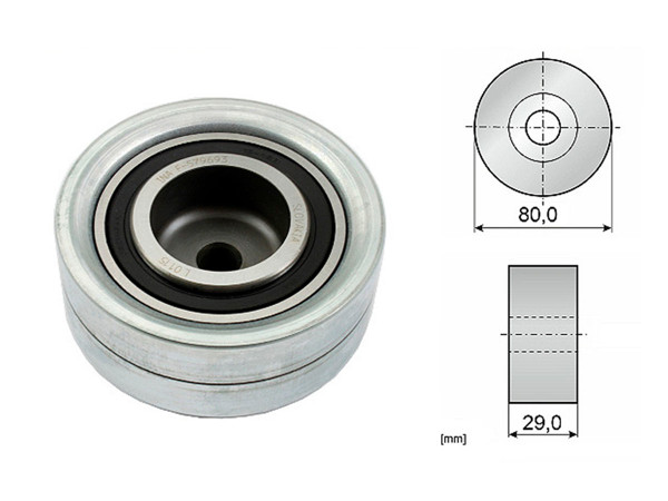 Imagen de Tensor Guia Correa Dist. Audi A3, Volks Polo/Golf/Suran 96-14