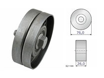 Imagen de Tensor De La Correa Audi A1/A4/A3/Q2 Basic/Q3  Chevrolet Meriva  Renault Laguna  Volks Saveiro/Golf/Suran/Polo/Cross Fox/Gol V/Gol Vi Vii/Fox  Volvo 850. 95-25