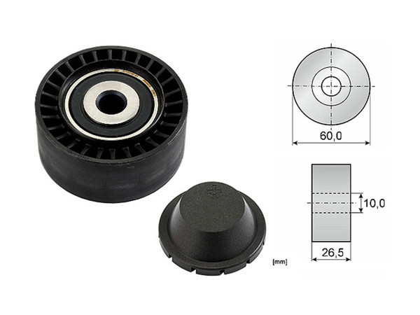 Imagen de Tensor Guia Correa Citroen C4/Berlingo/C3 Aircross/C3/C3 Picasso/Xsara/Xsara Picasso/C4 Cactus/C-Elysee/Nemo  Peug Partner/208/206/207/301/2008/3008/Bipper/308 Sw/308 96-28
