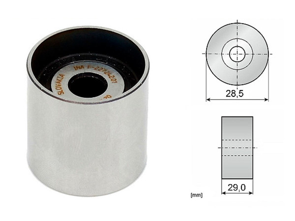 Imagen de Tensor Guia Correa Dist. Audi A4/80/A3  Volks Golf/Suran/Polo/Passat/Amarok 4X2 4X4 90-25