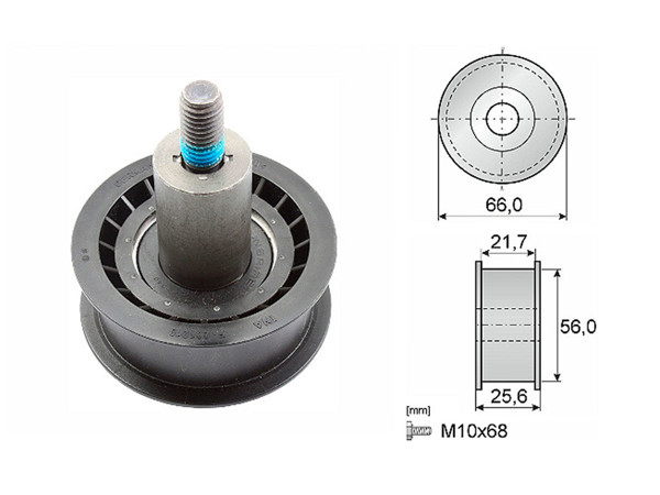 Imagen de Tensor Guia Correa Dist. Volks Polo/Gol Ii 95-06