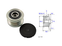 Imagen de Polea Alternador Marcha Libre Iveco Daily 55C17 Chasis Cabina R.Doble Abs/Daily 35S14 Chasis Cabina  Abs (Bra)/Daily 40S14 Chasis Cabina R.Simple Furgon/Daily 70C17 Chasis Cabina 13-25