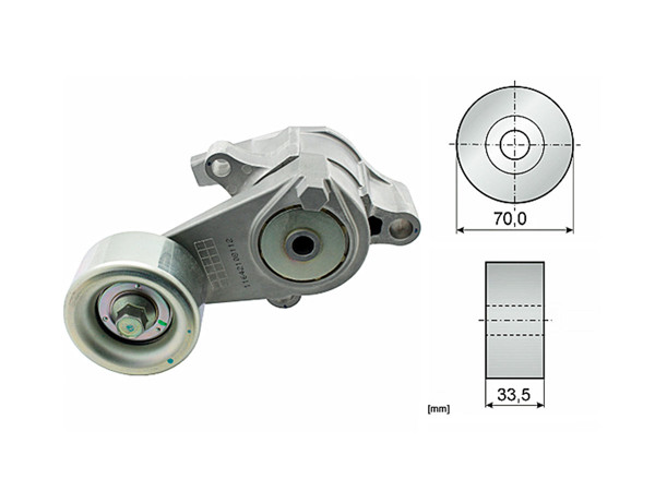 Imagen de Tensor De La Correa Toyota Hilux 04-17