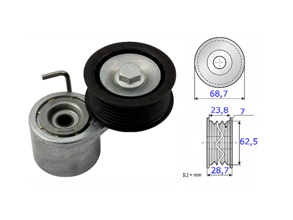 Imagen de Tensor De La Correa Audi Q5/Q7 12-25