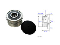 Imagen de Polea Alternador Marcha Libre Mitsubishi Outlander/Lancer 09-25