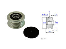 Imagen de Polea Alternador Marcha Libre Hyundai H350 16-25