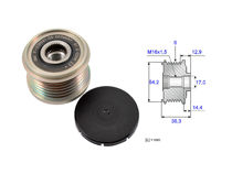 Imagen de Polea Alternador Marcha Libre Chevrolet Corsa  Citroen Berlingo/C3 Aircross/C4 Cactus/C-Elysee/Jumpy/C3/C4  Opel Grandland/Corsa/Combo  Peug 301/208/Partner/2008/3008/Expert/308/308 Sw/2008 Ii 09-28