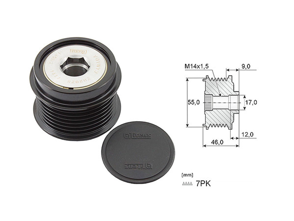 Imagen de Polea Alternador Marcha Libre Toyota Rav4 05-17