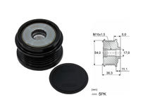 Imagen de Polea Alternador Marcha Libre Chevrolet Cruze Ii Ltz/S10 12-25