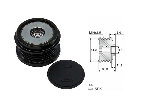 Imagen de Polea Alternador Marcha Libre Chevrolet Cruze Ii Ltz/S10 12-25