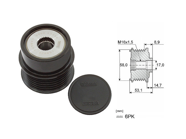 Imagen de Polea Alternador Marcha Libre Hyundai Veloster/Tucson 11-25