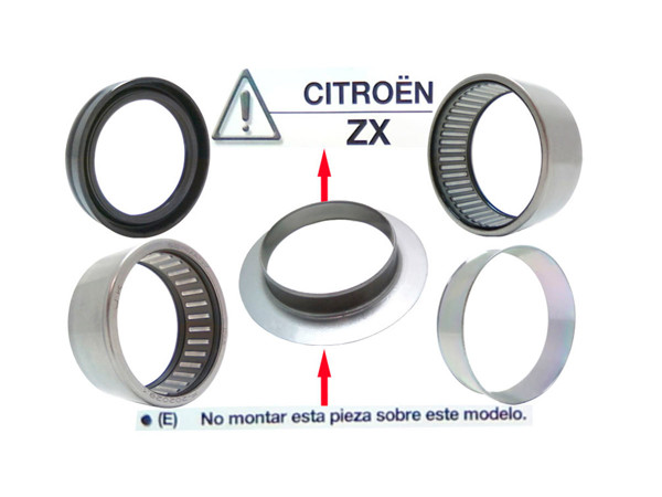 Imagen de Kit Reparacion Puente Tras Citroen Zx/Xsara  Peug 309/205/306 83-25