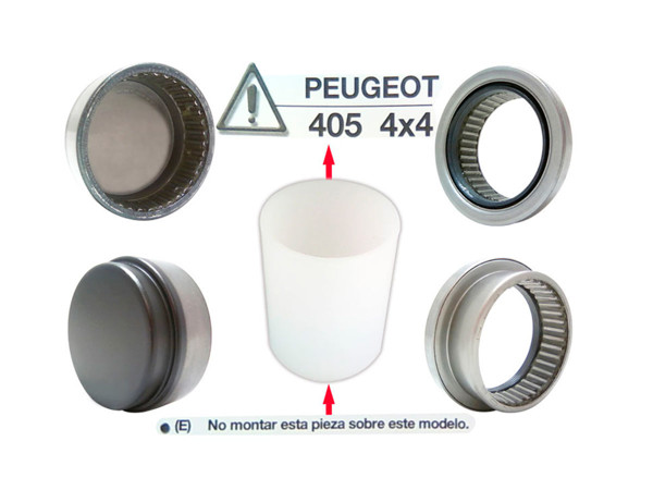 Imagen de Kit Reparacion Puente Tras Citroen Berlingo/Xsara Picasso  Foton Midi  Peug Partner/405 87-25