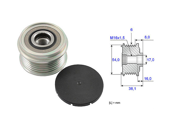 Imagen de Polea Alternador Marcha Libre BMW 320 D (E90)/330D (E90) 04-11