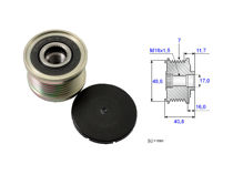 Imagen de Polea Alternador Marcha Libre Alt Renault Clio/Captur/Sandero/Duster/Master/Oroch 11-25