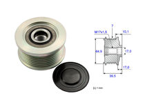 Imagen de Polea Alternador Marcha Libre Nissan D23 Frontier Np300/Navara 11-25