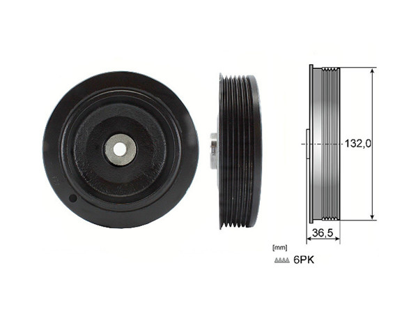 Imagen de Polea Damper Renault Megane 96-99
