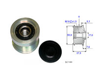 Imagen de Polea Alternador Marcha Libre Volvo S40/S.80/V.70/S60/S.70/S70 V70 96-25