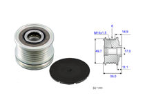 Imagen de Polea Alternador Marcha Libre Mercedes Benz Sprinter 313Cdi 413 Cdi Doble Rueda Trasera/Sprinter 313Cdi 413 Cdi Rueda Sencilla Trasera/C 200 Cdi (W202) 98-09
