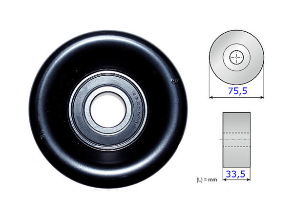 Imagen de Polea Del Tensor Correa Honda Crv 95-17