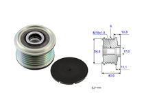 Imagen de Polea Alternador Marcha Libre Renault Fluence/Clio/Duster/Logan/Megane 00-25