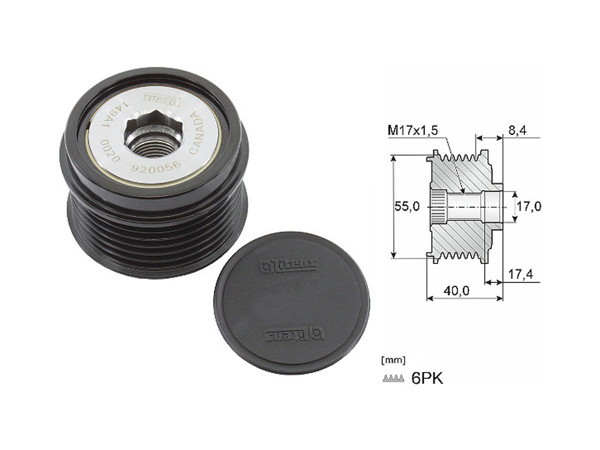 Imagen de Polea Alternador Marcha Libre Subaru Forester 13-25