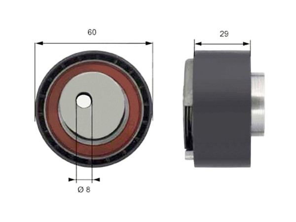 Imagen de Tensor Correa Distr Alfa Romeo Guilietta Distintive/Mito  Fiat Bravo 1.4 Tjet/Palio/Punto/500/500L/Siena/Uno Duna Elba Premio  Tata Manza 00-25