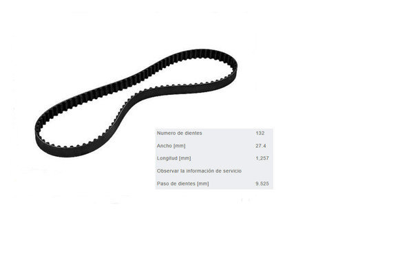 Imagen de CT1126 Correa de Distribucion Continental 132X27.4 Renault