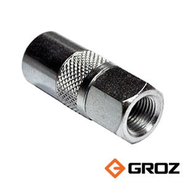 Imagen de Puntero de engrase recto de 4 garras de 15mm - 43502 - Groz.