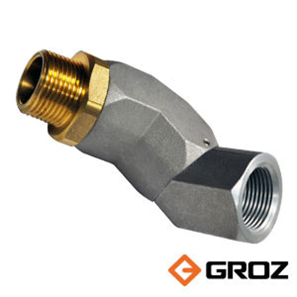 Imagen de Conexión “Z” giratoria de dos planos para combustible - 43880 - Groz.
