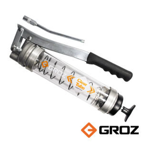Imagen de Engrasador manual con cartucho transparente - 46902 - Groz.