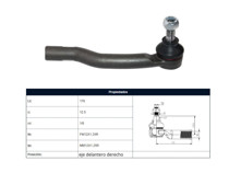 Imagen de Puntero Chana Sc Furgon Box  Van Dfm Dfsk Effa Faw Haima Jac 07-25 Der