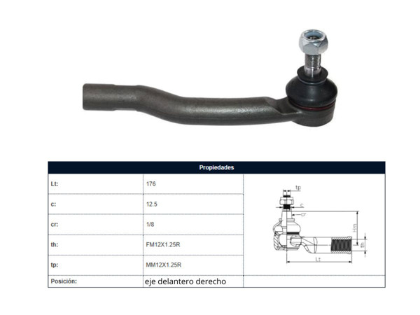Imagen de Puntero Chana Sc Furgon Box  Van Dfm Dfsk Effa Faw Haima Jac 07-25 Der