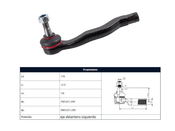 Imagen de Puntero Chana Sc Furgon Box  Van Dfm Dfsk Effa Faw Haima Jac 07-25 Der