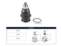 Imagen de Rotula Honda Fit 04-13 Der/Izq