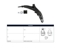 Imagen de Parilla De Suspension Delantera Honda Crv 95-01 Izq