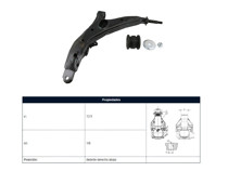 Imagen de Parilla De Suspension Delantera Honda Crv 95-01 Der