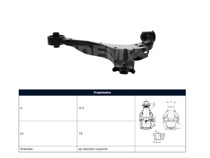 Imagen de Parilla De Suspension Delantera Honda Civic 01-05 Izq