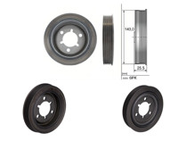 Imagen de Polea Damper Citroen Berlingo/C4/Xsara Picasso/C3  Peug 307/Hoggar/207/Partner/208 04-25